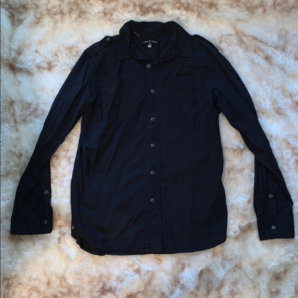 Men’s Affliction button down shirt
